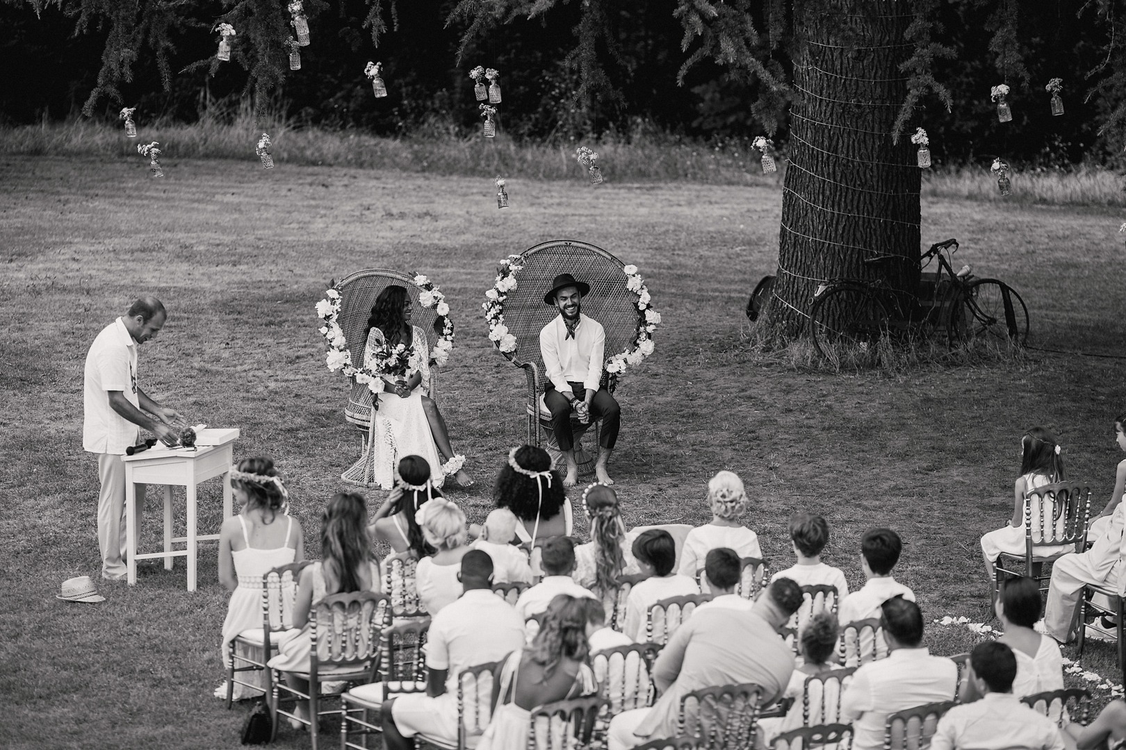 bohemian wedding ceremony